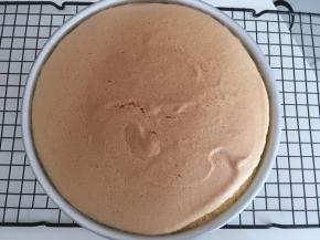 烤好了别马上拿出来，等半分钟，出炉倒扣，凉透脱模