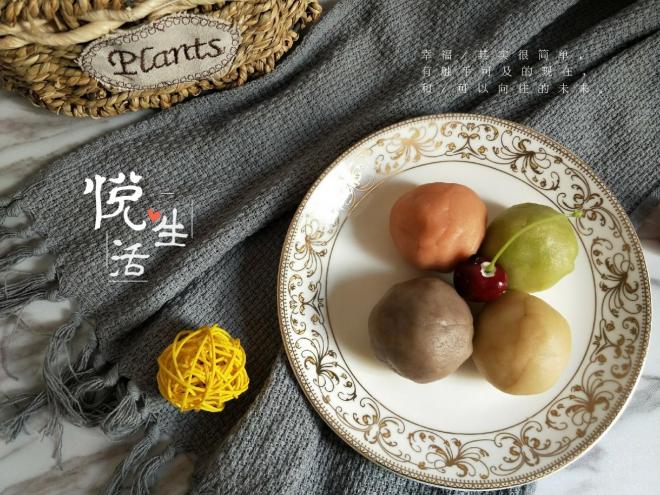 自制多彩桃山皮