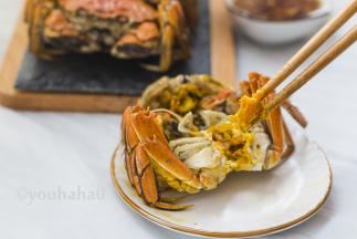 再看看这蟹膏，真的很诱人哦