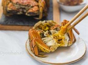 再看看这蟹膏，真的很诱人哦