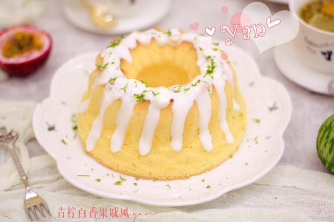 青柠百香果戚风蛋糕