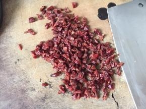 蔓越莓切碎