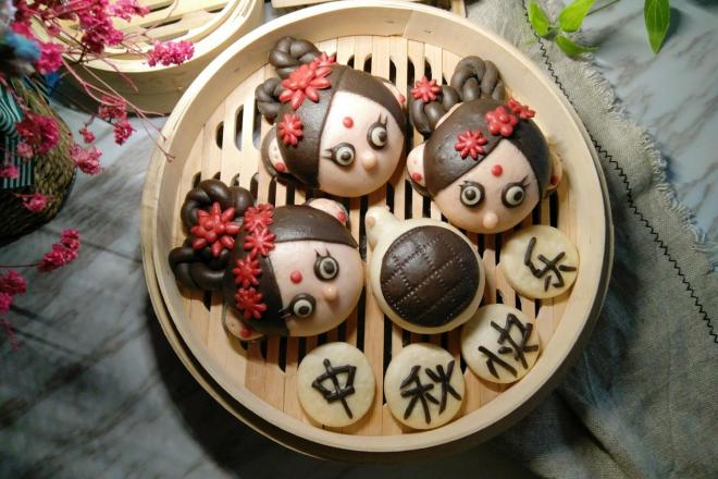 小嫦娥花样馒头