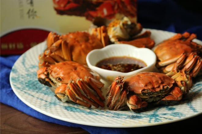 清蒸大闸蟹