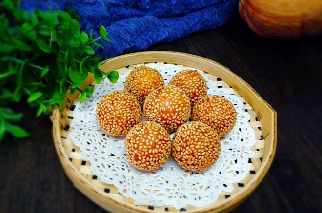 南瓜芝麻球