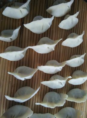 全部包好后，烧开水