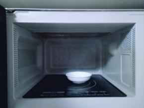 微波炉叮10秒。