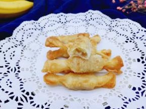 外皮酥 脆，香蕉嫩滑。