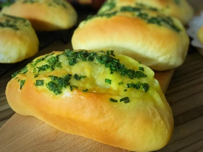 香葱面包