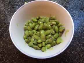 毛豆提前蒸熟透