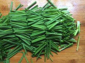 韭菜切段