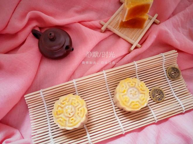 广式蛋黄豆沙月饼(不用转化糖浆、不用枧水)