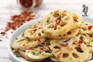 凉拌莲藕就做好了