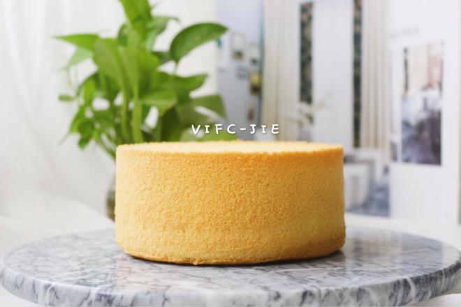 6寸原味戚风蛋糕