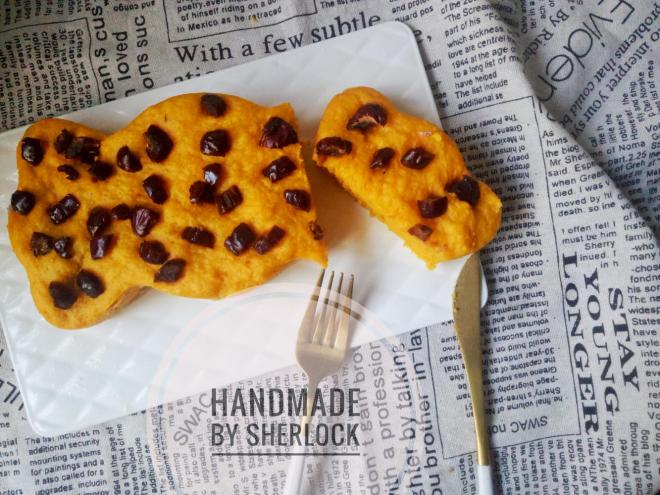 南瓜玉米面红枣发糕