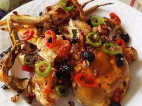 11、美美的豉香蟹做好啦。。。。