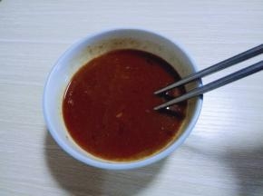 用筷子再次打散。