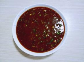 搅拌均匀，倒入深一点的盘子里。