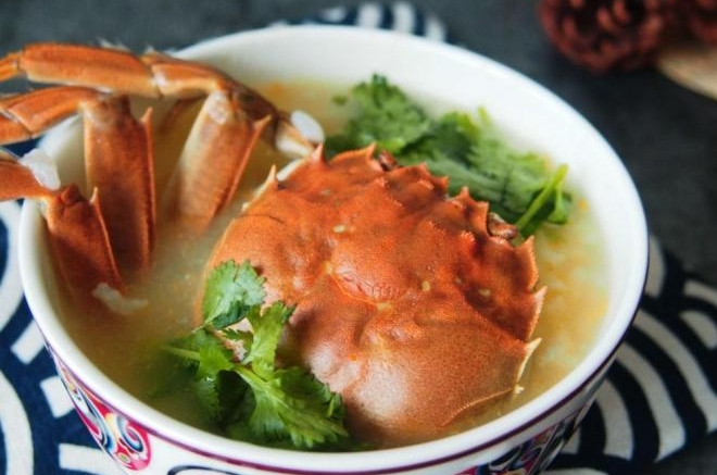鲜美螃蟹粥