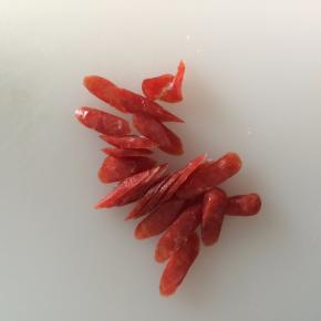 腊肠斜刀切片