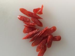 腊肠斜刀切片