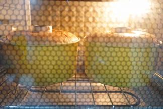 两个6寸中空就160度烤45分钟