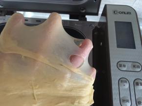 程序结束后，检查一下面团状态，要揉到完全阶段