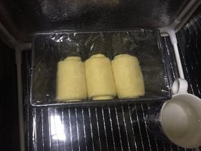 放在温度32度，湿度百分之75环境下进行二发