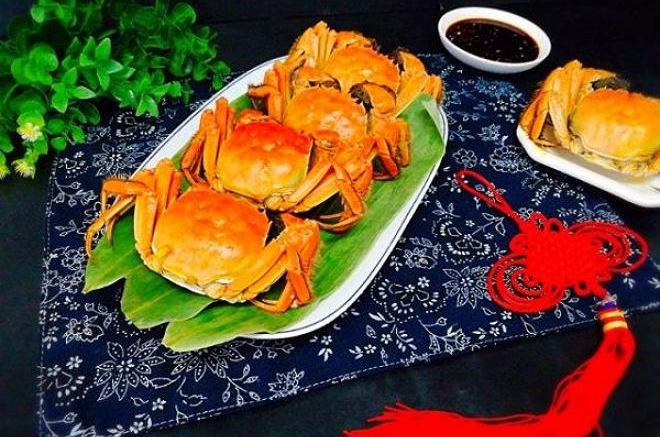 秋食--清蒸毛蟹