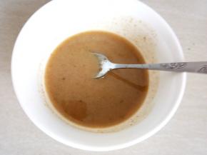 混合均匀成糊状