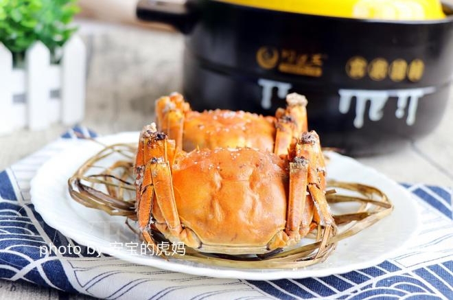 盐焗大闸蟹