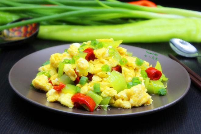 彩椒炒蛋