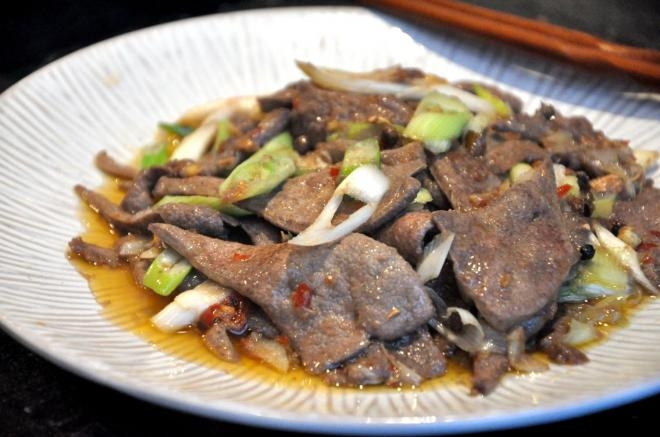 嫩炒猪肝
