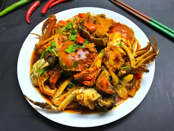 汁浓味鲜的香辣蟹