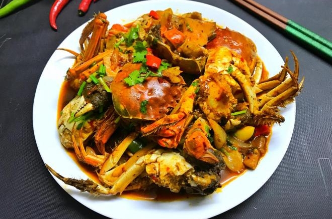 汁浓味鲜的香辣蟹