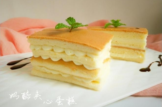 奶酪夹心蛋糕