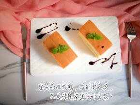 奶酪夹心蛋糕。