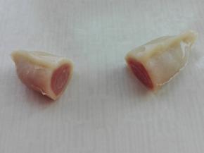 从中间一切为二