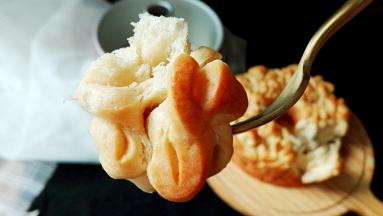 掰开一块吃起来，竟然收不住口啦