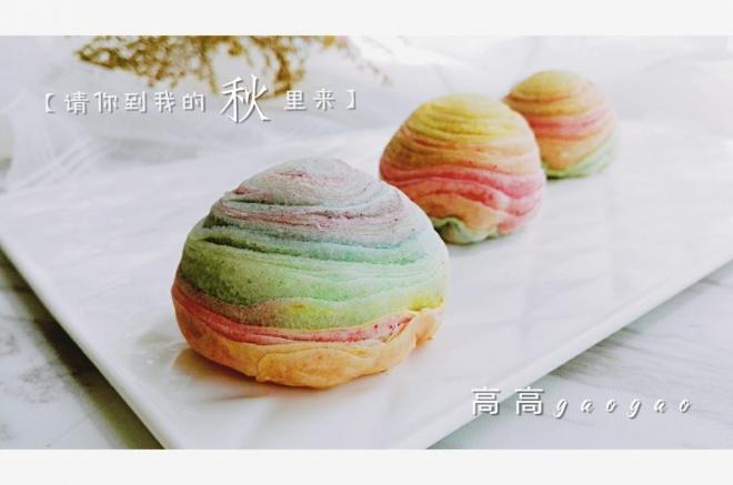 多彩螺旋酥