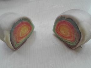 用刀从中间一切为二