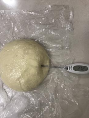 面团温度尽量不要高于28 度