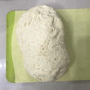 这是发酵好的中种面团