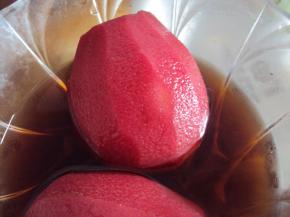 冰箱冷藏浸泡一夜的雪梨