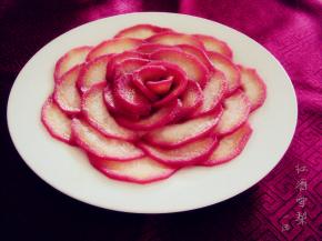 切片，摆出自己喜欢的形状，即可