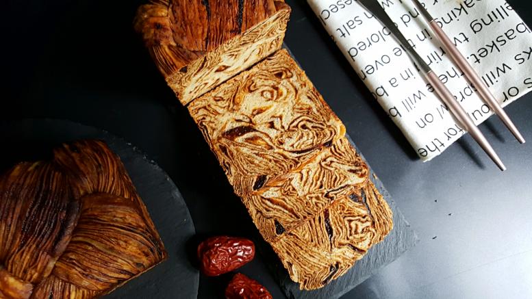 大理石纹枣泥吐司