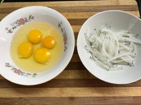 准备好食材。