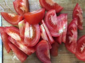 番茄切块