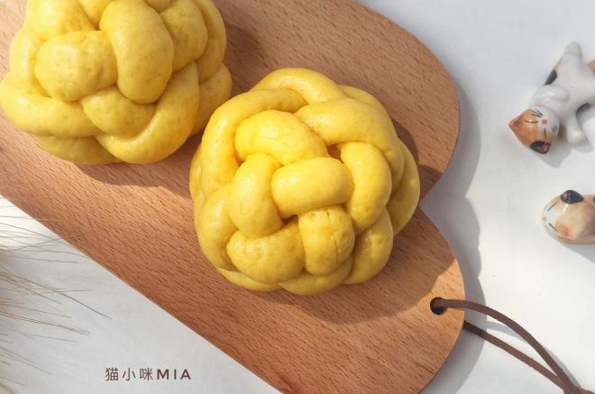南瓜绣球馒头