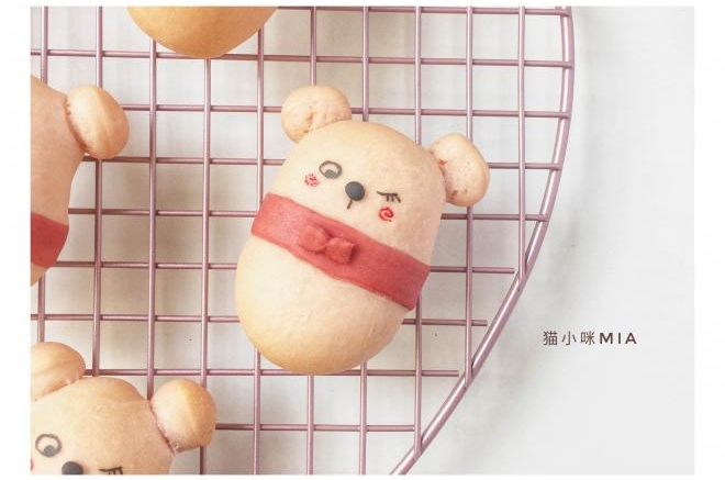 小粉熊面包